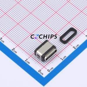 HX USB3.1TYPE-C-6P FS USB Connector SMD Connector ( Connector Type: Type-C )( Protocol Standard: USB 3.1 )( Gender: Female ) - Product Image 1