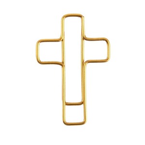 Clips en métal en forme de croix, 50 mm, or rose et or, organisateur de documents de bureau, clip décoratif pour utilisation sur bureau - Product Image 4