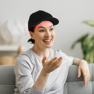 Gorro de Terapia de Luz Infrarroja LED Portátil y Económico con Longitud de Onda Personalizable para Salón o Clínica, con Empaque - Product Image 4
