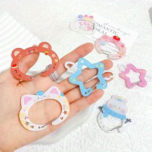 Llavero de acrílico con mosquetón y logo personalizado, bonito y colorido, con impresión UV, promocional, estilo anime japonés - Product Image 3