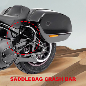 ด้านหลังสีดำเงาสำหรับรถมอเตอร์ไซด์แบบ <span class=keywords><strong>HD</strong></span> Lowrider ST สไตล์สโมสรกีฬาลื่นไถลใหม่ - Product Image 2