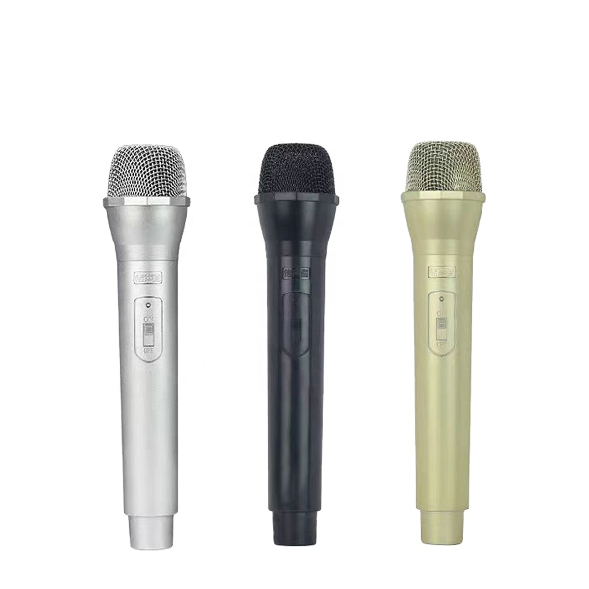 Toy Microphone For Kids, Pretend Play Microphone Plastic Prop Microphone For Karaoke Dance Shows, Birthday Party, Stage Performing Or Costume Prop (Silver
