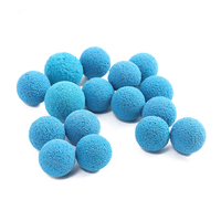 Produits très demandés : Billes de nettoyage en gel de silice et éponges de caoutchouc jaunes de haute qualité pour pompes à béton