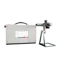 Machine de marquage laser à fibre portative haute précision 20W pour le codage du métal et du verre avec une zone de 50x50mm