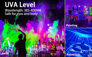 2025 नई आगमन 5/8w फ्लैडलाइट 5v 395nm 1 μw/cm2 बाढ़ उव पराबैंगनी नेतृत्व उव काले लैंप सरणी रोशनी बार स्पा 5 8w - Product Image 5