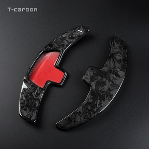 Palettes de changement de vitesse au volant en fibre de carbone forgée pour BENZ W205 E <span class=keywords><strong>D</strong></span> CLA GLC T-carbon – Vente directe usine - Product Image 5