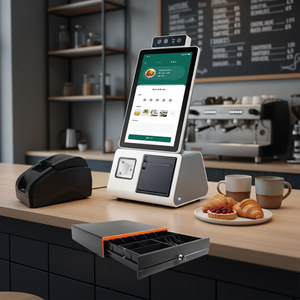 Sistema POS Todo en Uno Oem Hp80 de 10.1 Pulgadas con Android, Pantalla Táctil Capacitiva, Quiosco de Autoservicio, Gestión de <span class=keywords><strong>Visitantes</strong></span>, Impresión de Boletos - Product Image 1