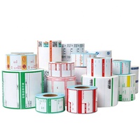 Machine d'impression flexographique automatique à 5 couleurs avec séchage UV pour la production de papier d'étiquettes et de cartes