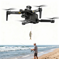 AE86 Pro MAX 8K Caméra One-click Airdrop Anneau de mariage Livraison surprise Lancer d'appâts de pêche 45 minutes de vol Drone de pêche RC