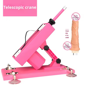 Dildo électrique télescopique automatique avec fonction vibrante, couleur chair, 100% étanche, silicone réaliste pour femme - Product Image 6
