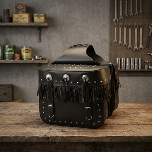 HMB-4030B หนังรถจักรยานยนต์ถุงอานชุดกระเป๋าเดินทางรถมอเตอร์ไซด์ SADDLEBAG - Product Image 2