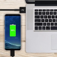 Câble de données USB Type-C EP-DG970BWE, conducteur en cuivre pur, charge rapide, synchronisation des données pour imprimantes et ordinateurs S10 (1,2 m TPE)
