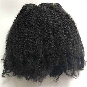 Capelli vietnamiti naturali al 100% di alta qualità Nina puff 4a 4b 4c afro crespi ricci tessuto umano - Product Image 4