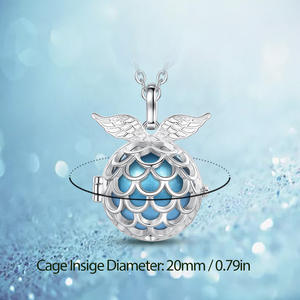 Merryshine Harmony Bells Angel Caller Maternité Carillon <span class=keywords><strong>de</strong></span> <span class=keywords><strong>grossesse</strong></span> personnalisé <span class=keywords><strong>Bola</strong></span> Collier Carillon spirituel fabriqué à la main pour la <span class=keywords><strong>grossesse</strong></span> - Product Image 6