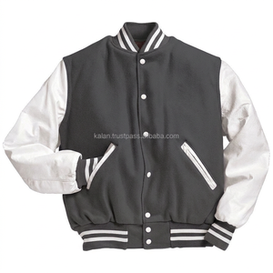 Custom Navy KVJ129 Kalan Letterman <b>Varsity</b> <b>Jacket</b> Men Wool Material Embroidery Decoration Chenille Patch Woolen <b>Jacket</b> - Product Image 2