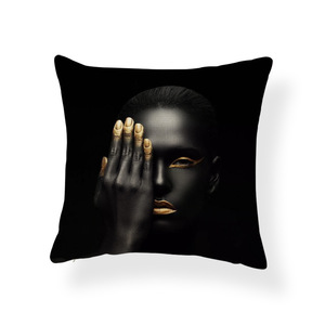 Vente chaude cool femme africaine jeter taie d'oreiller housse de <span class=keywords><strong>coussin</strong></span> décoratif housse de <span class=keywords><strong>coussin</strong></span> <span class=keywords><strong>africain</strong></span> américain taies d'oreiller - Product Image 4