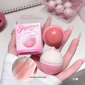 SHAQINUO Blush in Crema Traslucido Luminoso, Leggero, Illuminante, Idratante, Brillante, Levigante, Contorno Guance, Stick con Portachiavi - Product Image 3