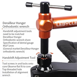 Jauge d'alignement de changement de main de vélo Outil de réglage de dérailleur avant de vélo Outil de réparation de cintre de dérailleur de vélo - Product Image 6