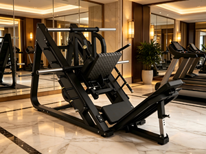 เครื่องฝึกกล้ามเนื้อขาแบบ Heavy Load Leg Press Hack Squat Combo Station พร้อมแท่นขนาดใหญ่ สำหรับออกกำลังกายส่วนล่าง เหมาะสำหรับยิมและฟิตเนสเซ็นเตอร์ - Product Image 5