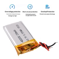Batteria al Litio Ricaricabile Certificata CE IEC, UN38.3, 402030 Polimero 3.7V 150mAh/200mAh, Lunga Durata per Dispositivi di Bellezza e Cuffie