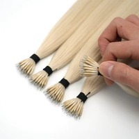 Extensions de cheveux naturels Remy Nano Ring en gros, double épaisseur, invisibles, à pointe Nano, 100g, Offre Spéciale