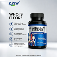 Capsules OEM pour le nerf sciatique avec acide alpha-lipoïque et supplément de curcuma pour le soulagement de la sciatique