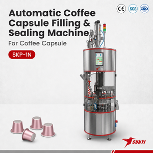 Nouvelle conception, <span class=keywords><strong>machine</strong></span> de remplissage et de scellage de capsules de café de haute qualité et à prix abordable, <span class=keywords><strong>machine</strong></span> de fabrication et d'emballage de capsules de café pour <span class=keywords><strong>Nespresso</strong></span> Kcup Dolce - Product Image 1
