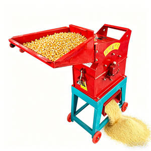 Broyeur à marteaux compact pour maïs, moulin à céréales et à grains pour la transformation des aliments pour volailles, poulets, porcs et animaux - Product Image 1