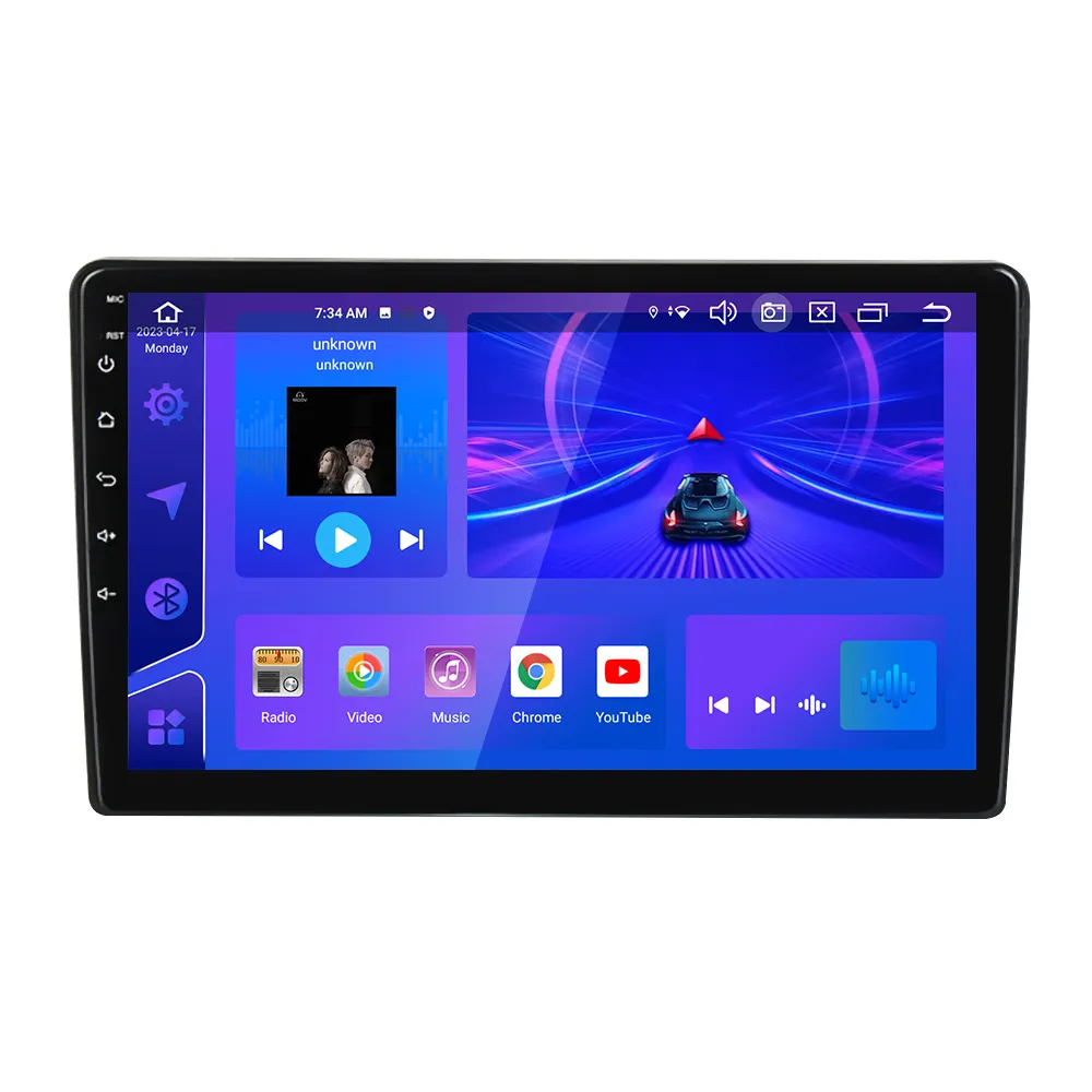 冷却ファン6762 bluetooths 4g ram 64g rom 8 core wifi/FM/AM/GPS/DSP/carplay android auto video stereo 2 din9インチカーラジオ