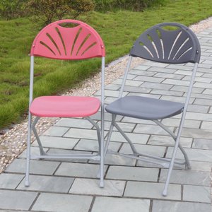 <span class=keywords><strong>Sedie</strong></span> Pieghevoli <span class=keywords><strong>in</strong></span> <span class=keywords><strong>Metallo</strong></span> e Plastica con Schienale a Ventaglio, Moderne, Comode, Portatili, Colorate, <span class=keywords><strong>per</strong></span> Giardino, Esterni, Magazzini, Eventi e Matrimoni - Product Image 6