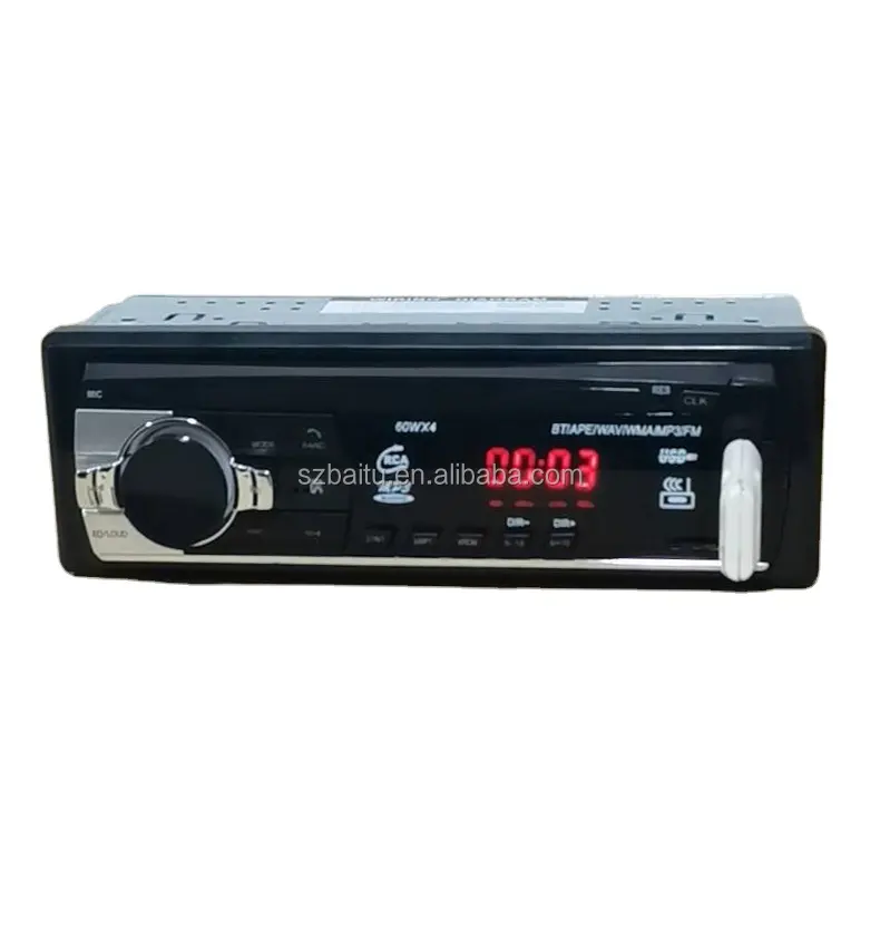 Transmisor FM de carga rápida de 1 DIN, reproductor de MP3 para coche, audio para coche, Radio FM, reproductor de MP3 para coche
