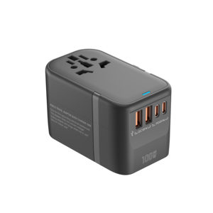 Vente chaude International Universel Multifonctionnel Voyage Chargeur Électrique Adaptateur 100W Puissance De Sortie 15W Type-C Port pour Voyage - Product Image 3