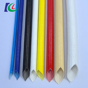 Guaina in Fibra di Vetro e Silicone a Parete Spessa Offre Superiore Resistenza all'Abrasione per la Protezione di Cavi e Cablaggi - Product Image 1