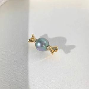 DIY Pearl Accessories S925 Silver Pendant Stand Fashion <b>Jade</b> <b>Necklace</b> with 10-13mm Round Beads 31193 Accessory - Product Image 3