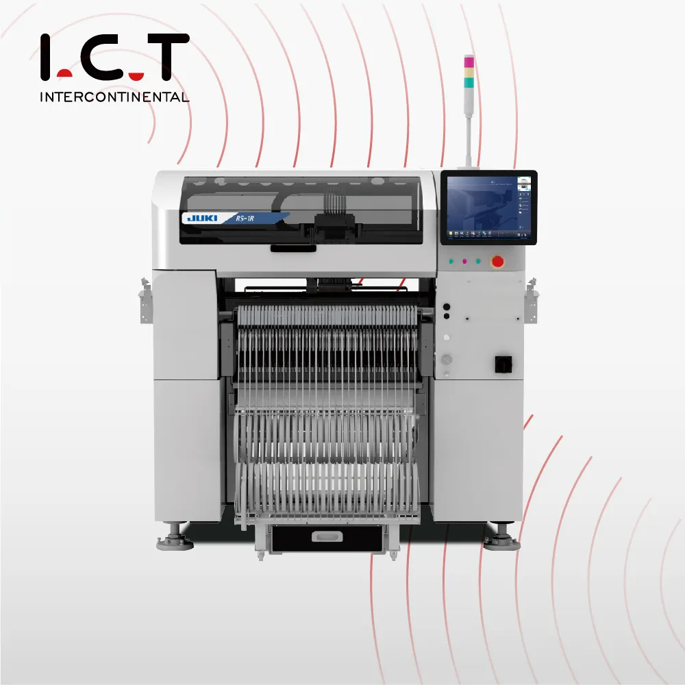 ความเร็วสูง Juki RS 1R เลือกและวางเครื่อง SMT ชิป Mounter SMT