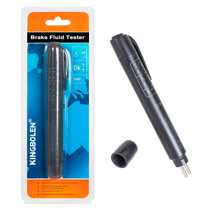 เครื่องทดสอบน้ำมันเบรกแบบมืออาชีพและแม่นยำของรถยนต์ OBD แบบปากกา OBD <span class=keywords><strong>2</strong></span>น้ำยาวัดความชื้นในรถยนต์5ตัวทดสอบดิจิตอล <span class=keywords><strong>LED</strong></span> ชุดสูท - Product Image 6