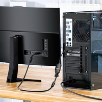 SAMZHE Adaptador DVI a VGA 1080P, Cable DVI-D a VGA de 11 cm, Convertidor de Cable DVI24+1 DVI24+5 para Tarjeta Gráfica, Proyector, TV, Monitor