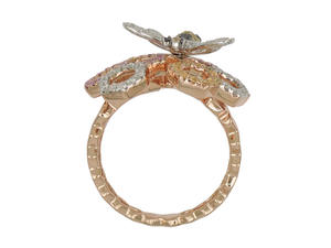 แหวนเงินแท้ประดับเพชรคิวบิกเซอร์โคเนียรูปสัตว์ แมลง ผึ้ง สำหรับผู้หญิง ขายส่งตามสั่ง - Product Image 2