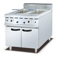 Commercial Cuisson À Gaz avec Armoire 1/3 grooved