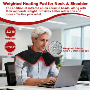 Aotai Christmas Gifts Weighted Neck And Shoulder <strong>Heating</strong> <strong>Pad</strong> With Carbon Fiber Tech Delivers Fast And Warmth For Relieve Pain - Product Image 3