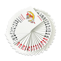 Cartes de jeu de casino de haute qualité à noyau noir, cartes à jouer personnalisées Papier et plastique disponibles