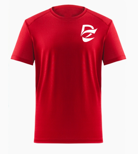 เสื้อยืดกีฬาแขนสั้นโพลีเอสเตอร์ ZEDE แห้งเร็ว ขายส่ง พร้อมโลโก้ที่ไหล่ สามารถปรับแต่งการพิมพ์ได้ จากโรงงานผู้ผลิต - Product Image 3