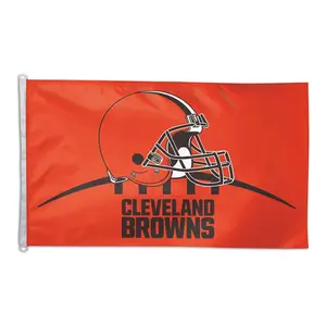 Custom NFL AFC Cleveland Browns Flag Any Size Any Design 3x5ft Single Double Sided Printed Polyester Sports Club Flag Banner