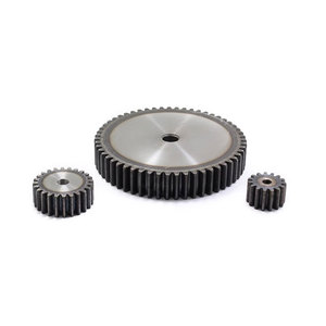 Engrenage plat <span class=keywords><strong>4</strong></span> M avec 40mm d'épaisseur 45 dents en acier engrenage de trempe - Product Image 1