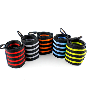 Başparmak döngüler ile yüksek kaliteli elastik bileklik nefes bileklik spor ağırlık kaldırma spor koruma koruyucu ekipman - Product Image 2