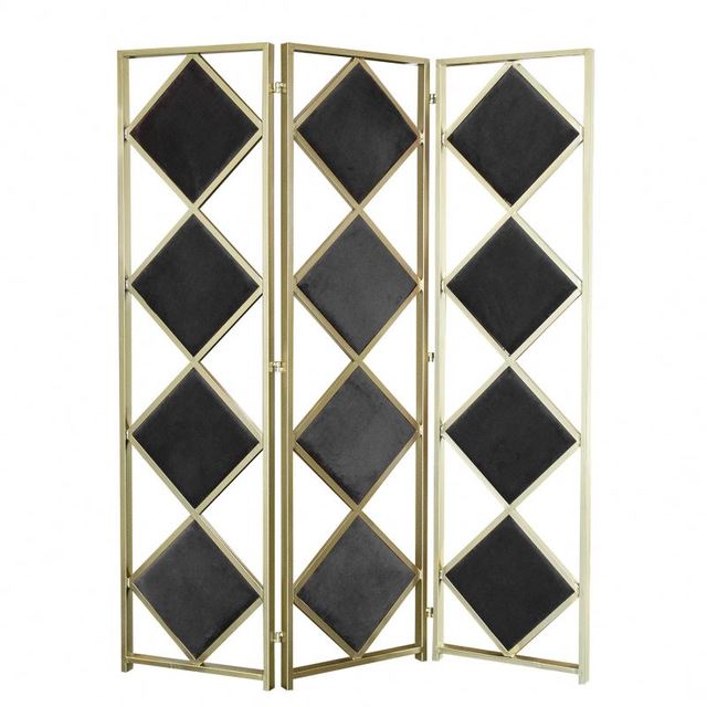 Light Luxury Classical New Chinese Modern Bauhaus Simple Style Mobile Metal Folding Screen Partition Room Dividers