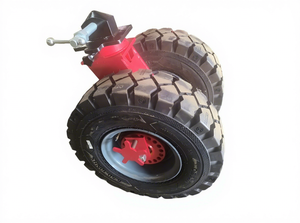 Rodízios de Borracha Sólida de 25 Polegadas com Quatro Rodas Suportando 20 Toneladas de Resistência ao Deslizamento Alta Temperatura e Baixa Temperatura. - Product Image 6