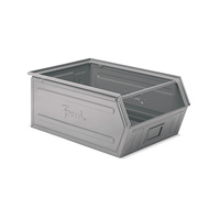 Bac de rangement en métal Fami Fami 88L 450x700x300mm Gris foncé RAL7000