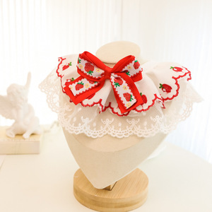 <span class=keywords><strong>Collar</strong></span> de Encaje Floral para Mascotas, Bandana con Lazo, Estampado de Frutas, Babero Delgado para Perros y Gatos, Toalla para Saliva, Lindo <span class=keywords><strong>Collar</strong></span> para Gato - Product Image 4