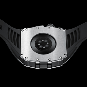 Étui de luxe en fibre de carbone pour Apple Watch 8 étui 45mm Mod Kit caoutchouc Silicone bande pour <span class=keywords><strong>IWatch</strong></span> série 7 SE 6 5 <span class=keywords><strong>4</strong></span> <span class=keywords><strong>44mm</strong></span> - Product Image 6